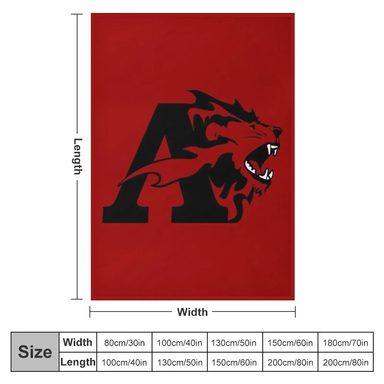 albright college Throw Blanket Winter beds Blankets For Sofas Cute Plaid Luxury Flannel Fabric Decoratives Blankets
