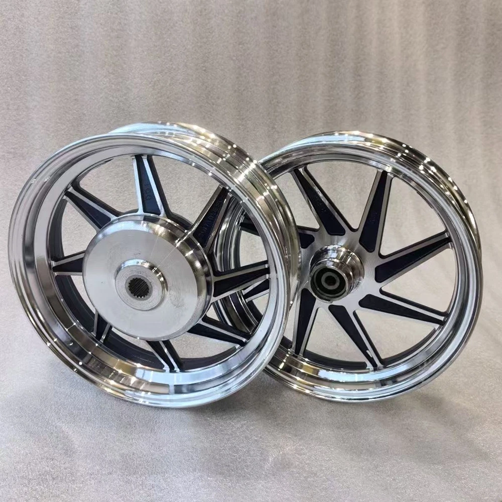 

10*2.5-inch Motorcycle Front Rear Aluminum Wheels Rim Drum Disc Brake Wheel For Yamaha 100cc CUXI 100 FORCE 100 RSZ 100 JOG 100