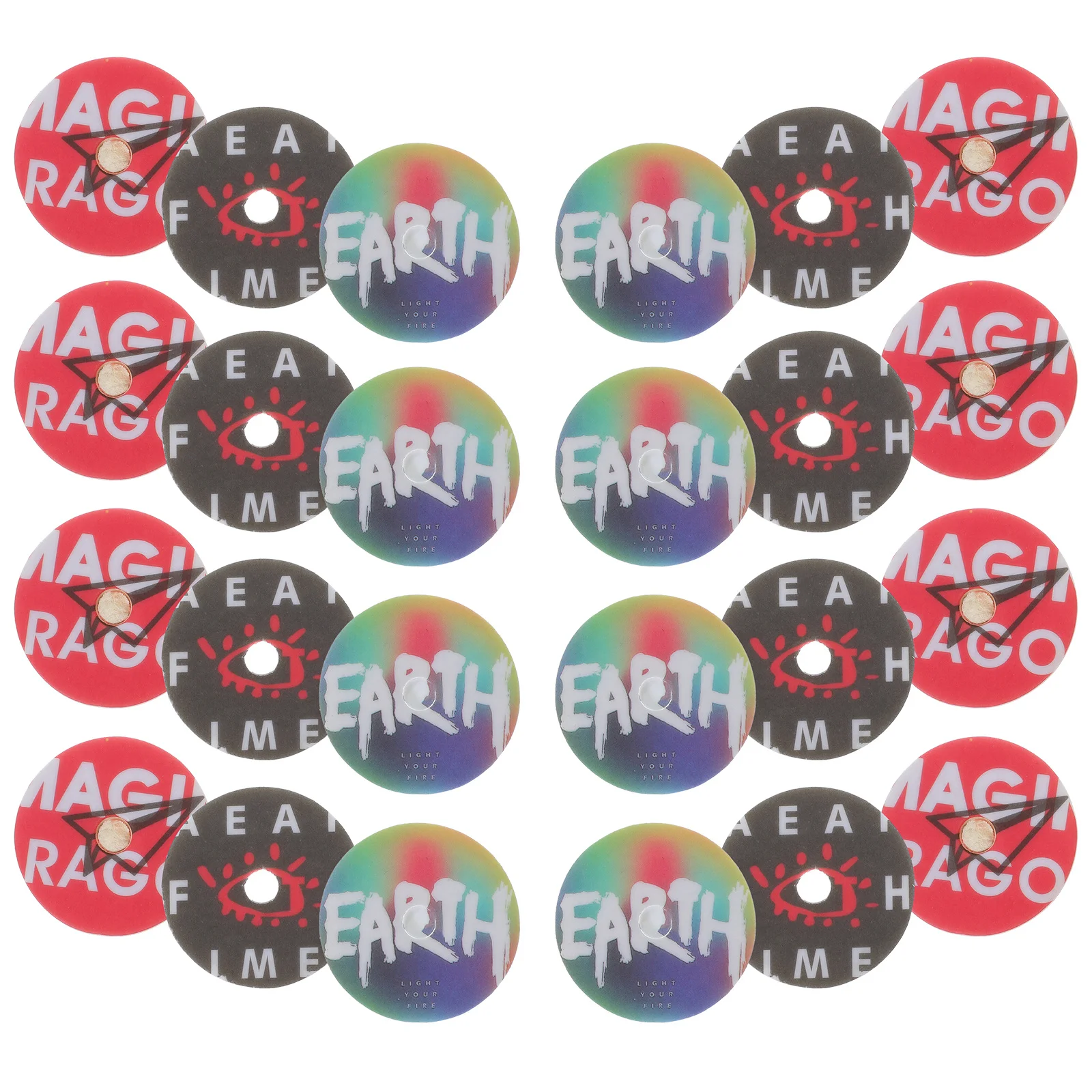 24 قطعة منصات الناشر رائحة مادة البولي ايثيلين رائحة الملء للسيارة الداخلية الروائح وسادة الزيت العطري سيارة معطّر الهواء #4