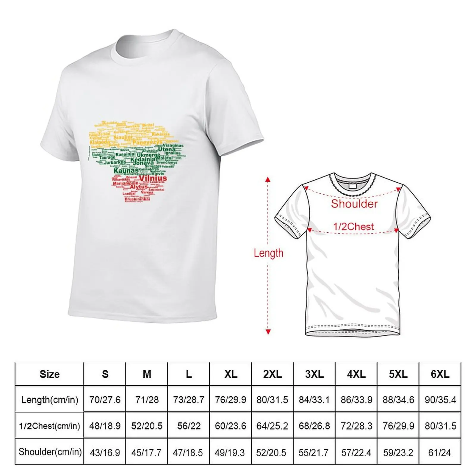 Lithuania - Lietuva T-Shirt Plus Size Gym Sports T-Shirt