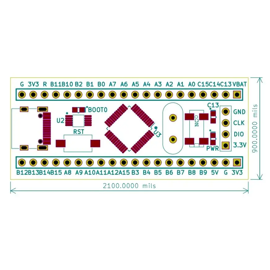 Development Development Board STM32L0 papan inti daya rendah papan sistem STM32