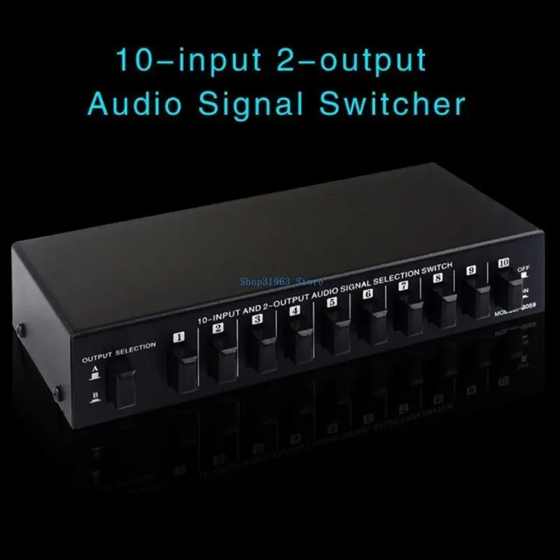 

L4MA Flexible Switching Solution for Sound 10 in 2 out without Loss 10KΩ-50KΩ