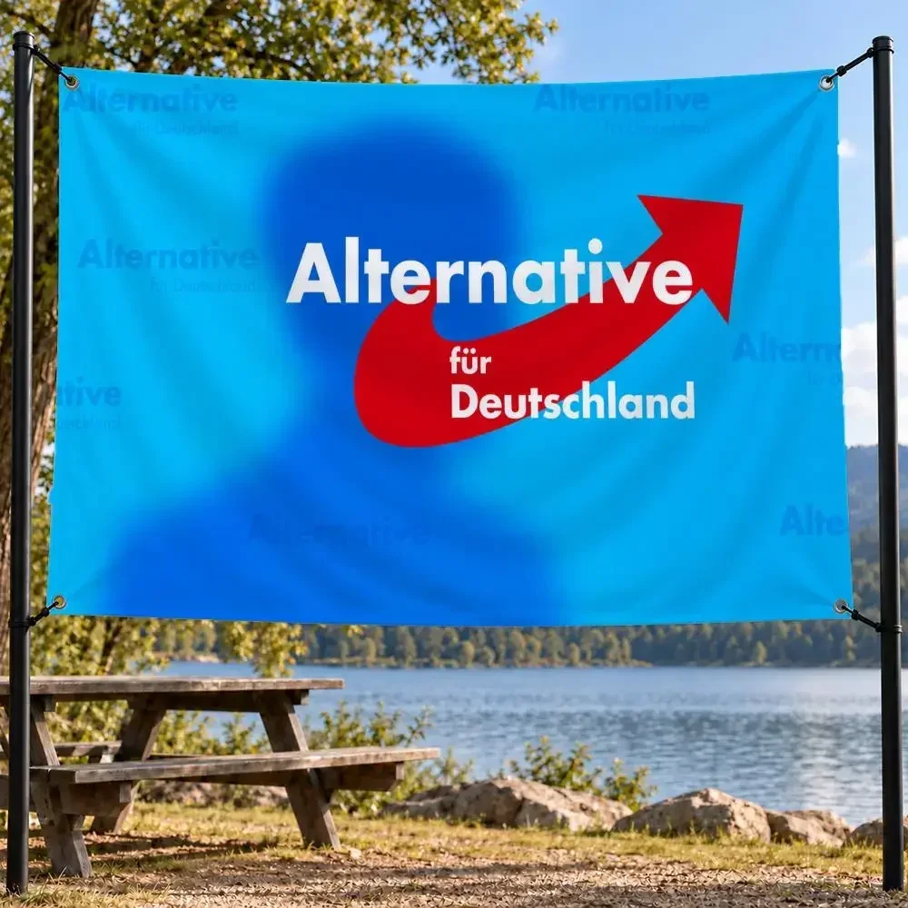 Symbol AfD Alternative fur Deutschland  decor flag banner,wall hanging flag,indoor outdoor wall decor,yard garden porch patio