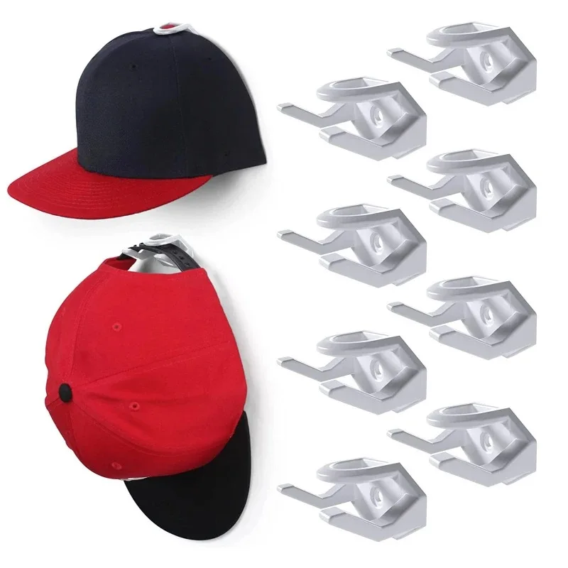 New Style Seamless Sturdy Simple Modern Wall Adhesive Baseball Hip Hop Cap Hook Storage