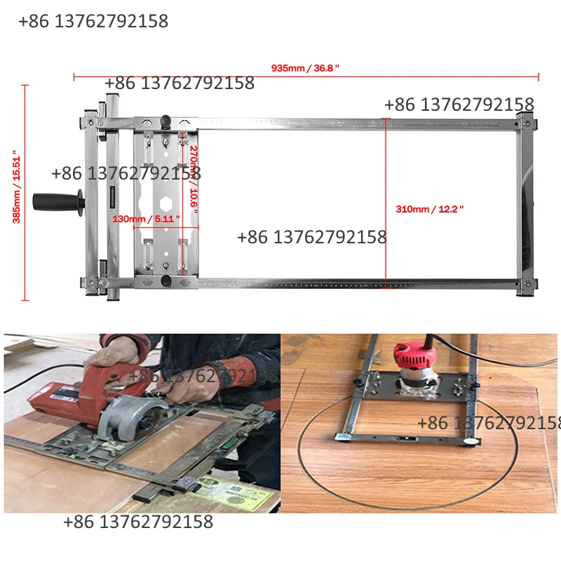 4Inch 7Inch Circular Saw Guide Positioning Plate Portable Cutting Board Accessory Fit Electric Woodworking Hand Saw Machine view 4