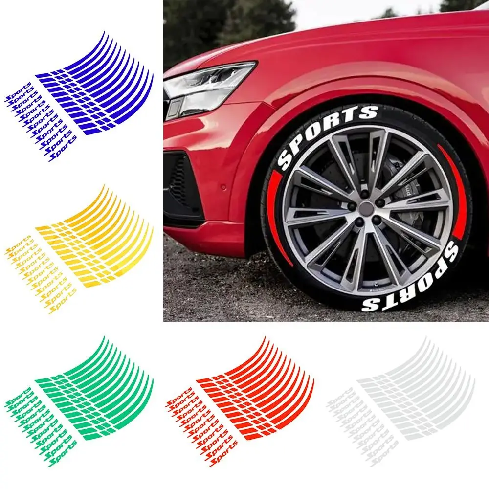 

18-21 Inch Motorcycle Bicycle Wheel Rim Stripe Sports Multifunctional Wheel Decal Tape Sticker Road Bike Sticker