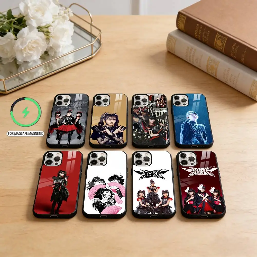 

J-Japanese-Idol-B-Babymetal Phone Case For iPhone17,16,15,14,13,12,11 Plus,Pro Max Magnetic For Magsafe Wireless Charging