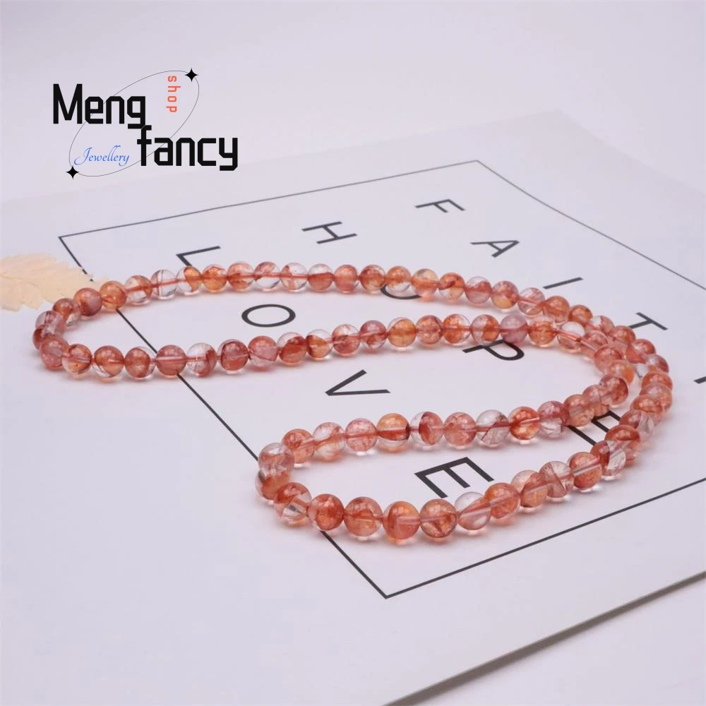 Natürliche rote Gummi blume Triple Loop einfache elegante hochwertige Armband sexy junge Mädchen Luxus Mode edlen Schmuck Weihnachts geschenke