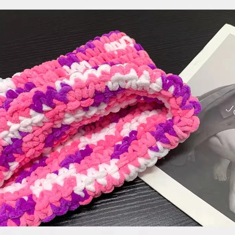 여성을위한 맞춤형 컬러 도파민 고양이 귀 니트 모자 가을과 겨울 두껍고 따뜻한 귀 보호 스컬리 비니