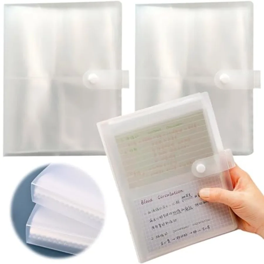 

2 шт. 3x5 органайзер для указательных карт, прозрачный пластиковый держатель для карточек-органайзеров, сумки для книг, держатель для карточек с рецептами, держатель для флэш-карт