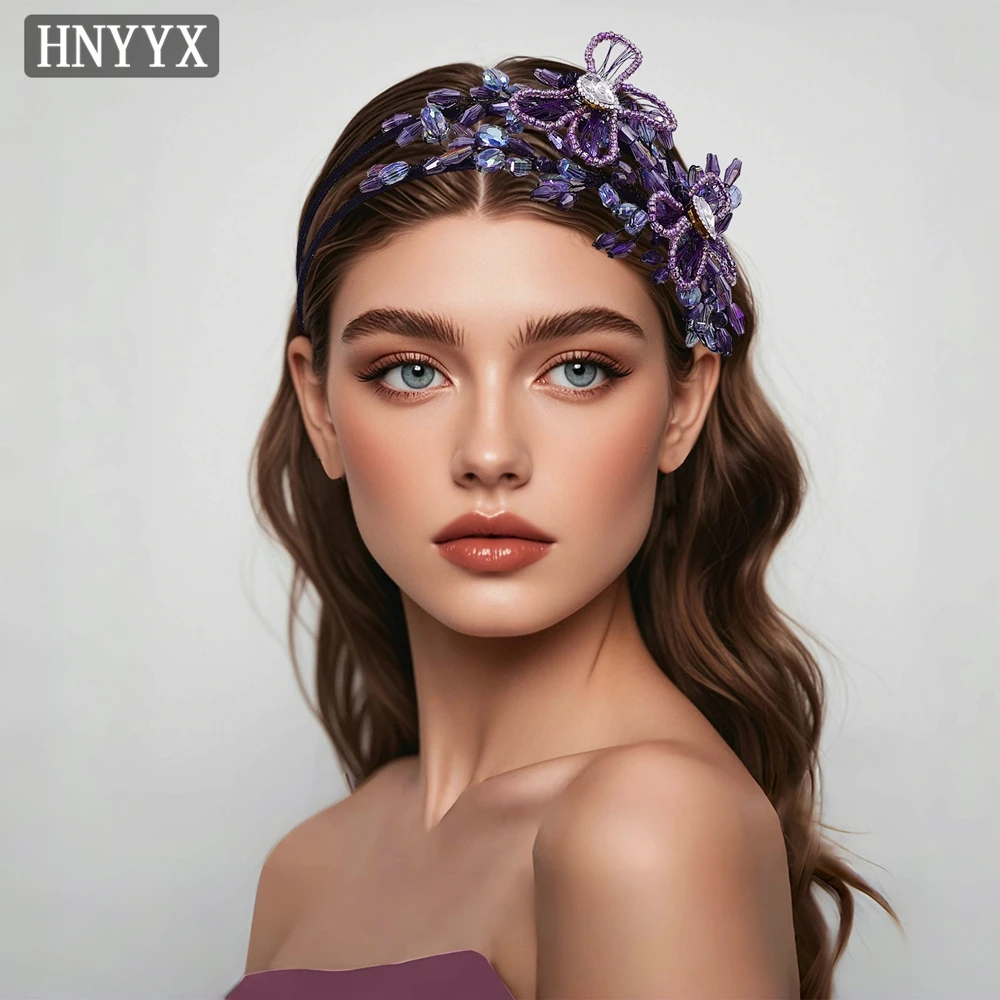 

YouLaPan Elegant Bridal Wedding Headbands Handmade Rhinestone Weaving Exquisite Ladies' Banquet Parties Party Headpieces YXA131