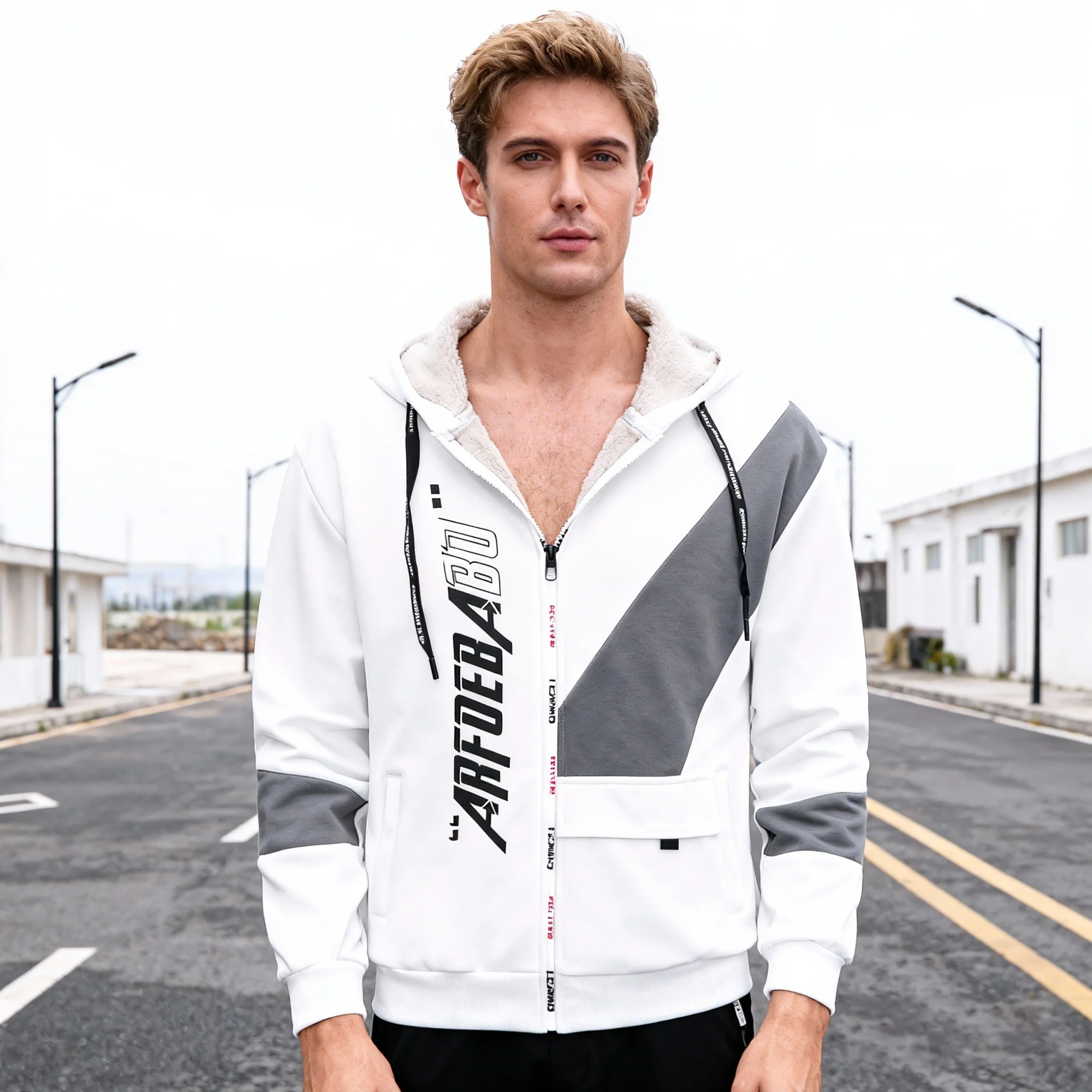 Winter Hooded Men's… - image