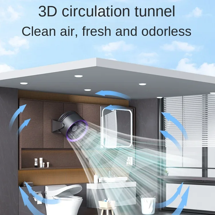 Ventilador eléctrico de 4000mah, ventilador circulador de aire portátil inalámbrico para escritorio, pared, techo, enfriador de aire, ventilador inalámbrico silencioso