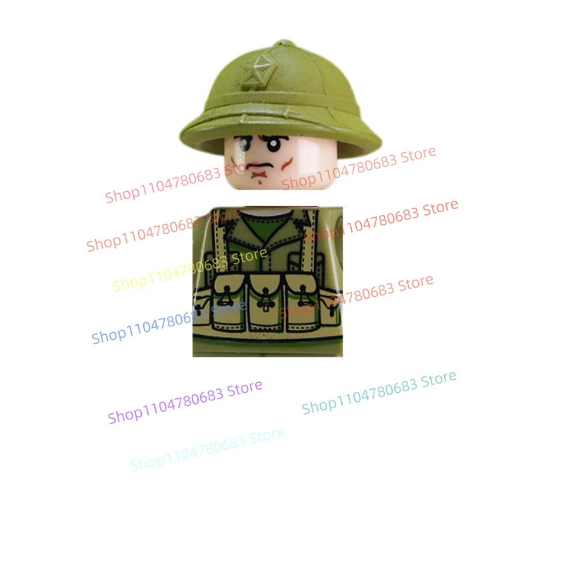 

MOC New Military Building Blocks Mini Doll Vietnam War Camouflage Warrior Toy Holiday Gift Collectible Ornaments