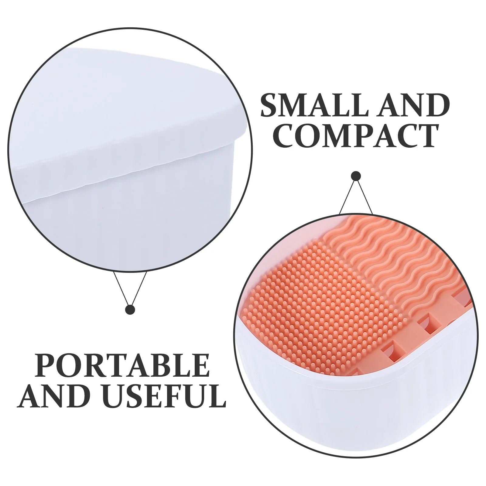 

Makeup Brush Cleaner Box Safe Material Excellent Performance Decorative Women Use Makeup Tool Storage Cosmetics Brush Cleaner