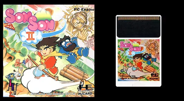 

16-битный компьютерный двигатель HU-CARD: SON SON 2 (японская версия!!)