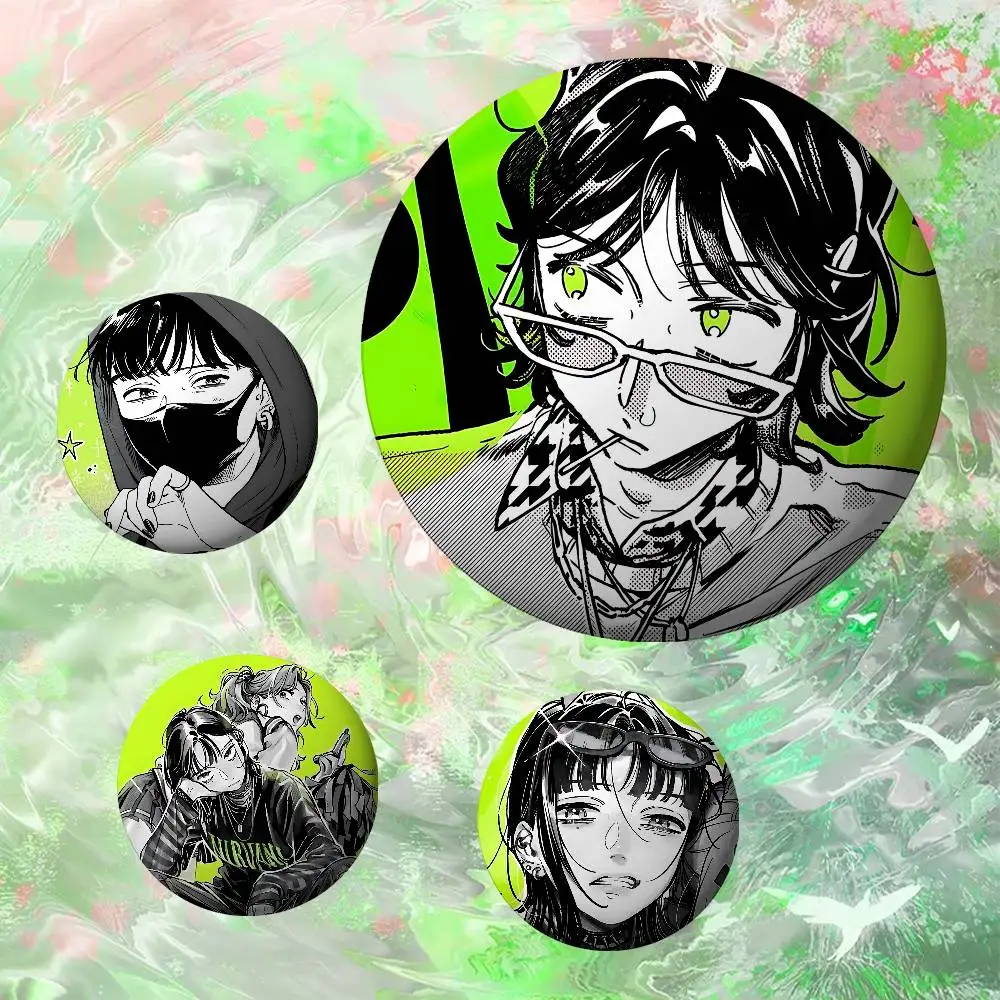 The Guy She Was Interested In Wasn't A Guy At All Badges Peripheral Lapel Tinplate Round Brooch For Accessories Souvenir Gifts