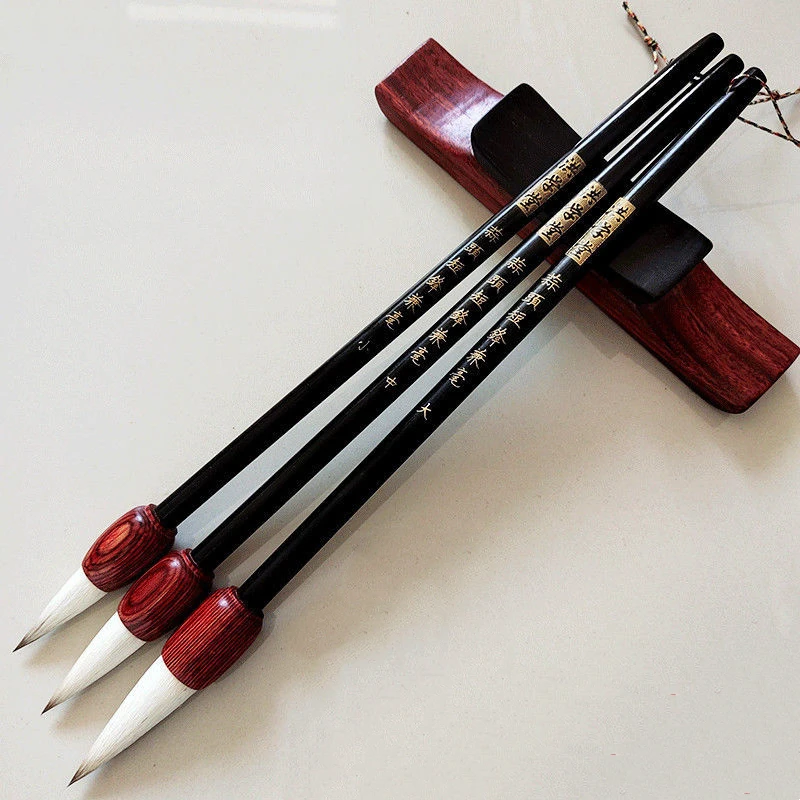 Running Cursive Script Calligraphy Brush Pen Chinese Multiple Hair Brush Set Traditional Landscape Painting Practice Brush Pen