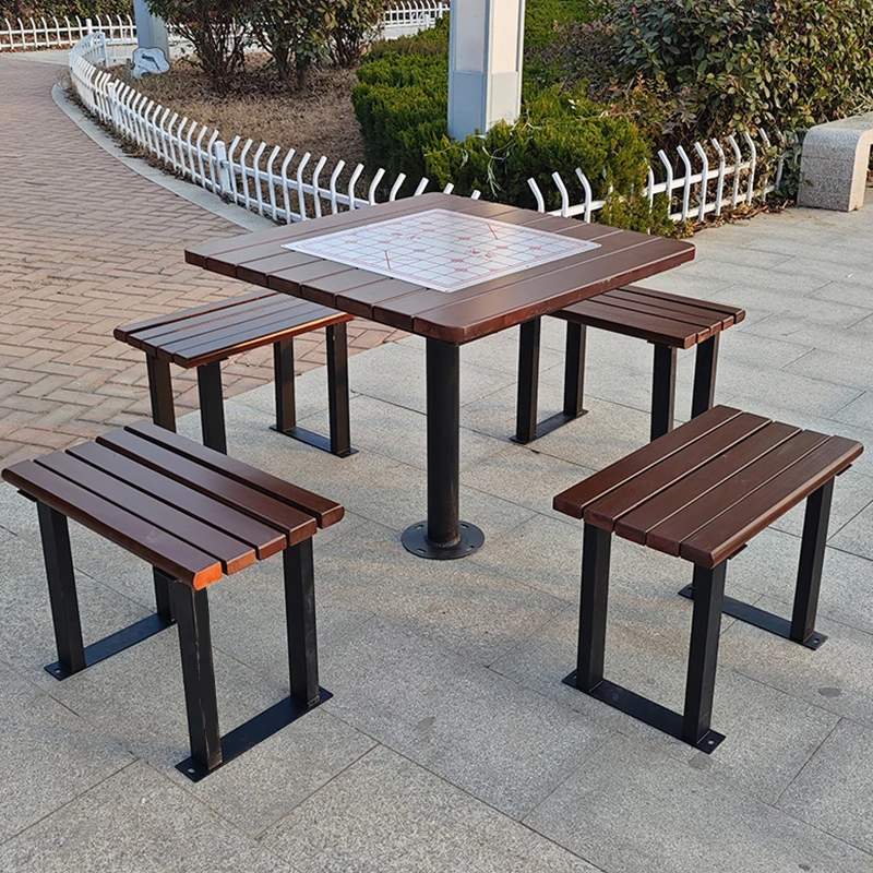 Natural Retro Garden Furniture Sets Wood Patio Chairs Garden Furniture Sets Gazebo Nordic Loungeset Garten Outdoor Furniture