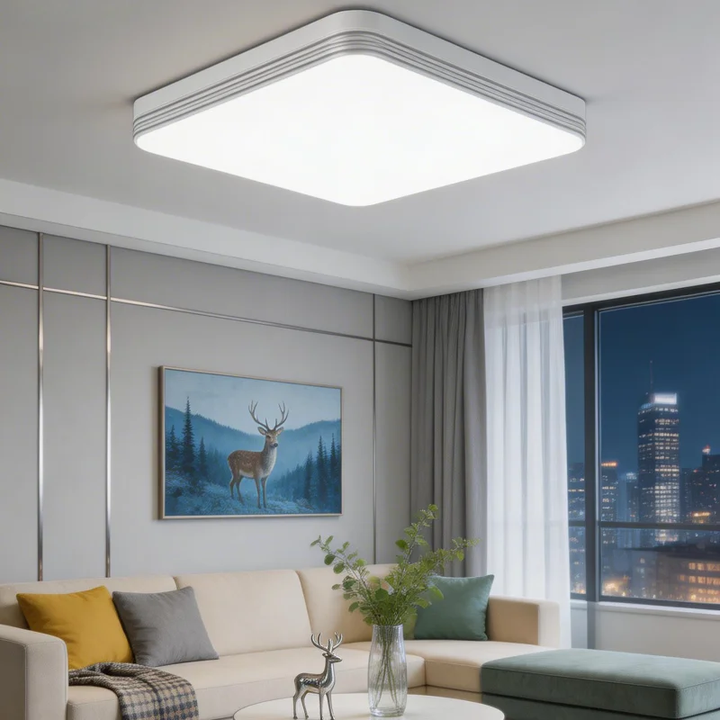 

36-48W LED Ceiling Lamp, Modern Square Ceiling Lights for Room CCT Warm / Cold White light Indoor lighting Living Room Bedroom