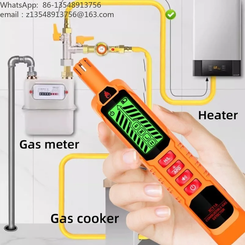 Portable combustible gas detector Industrial other testing instruments
