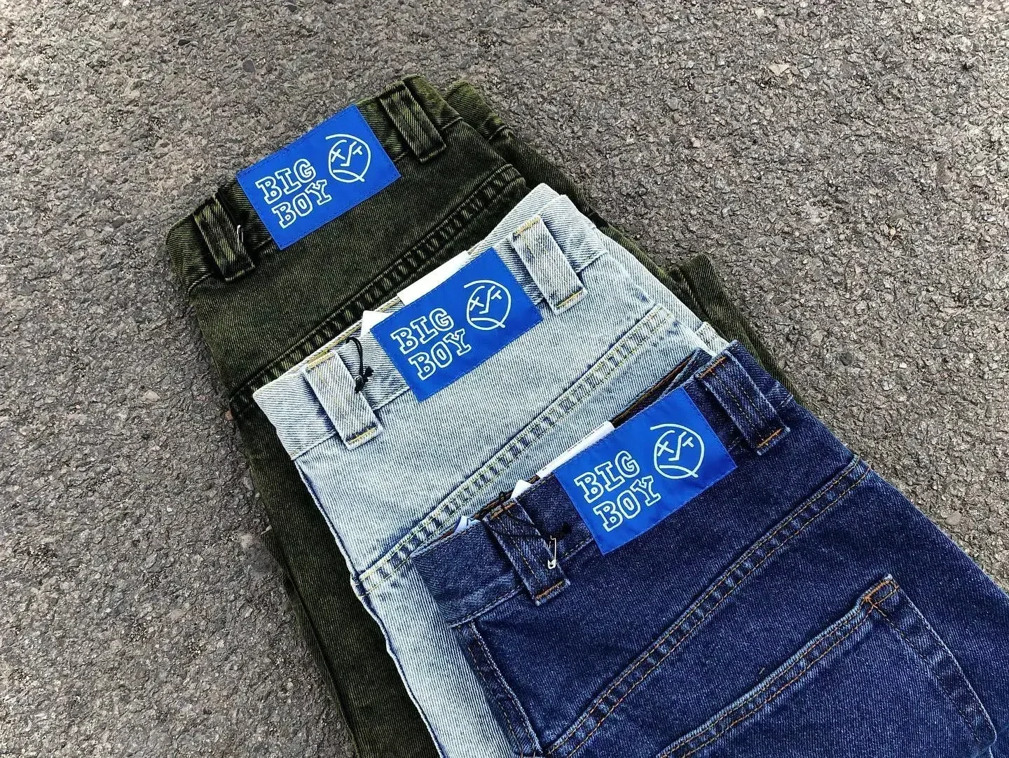 Y2K الشارع الأمريكي الكرتون الهيب هوب ريترو الأزرق الجينز المرأة Harajuku القوطي فضفاض الجينز قصيرة زوجين سراويل تقليدية ملابس الشارع