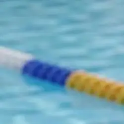 Stainless Steel Swim Lane Fastener Red PP Encased Design for Reliable Pool Lane Line Anchoring and Tension Control