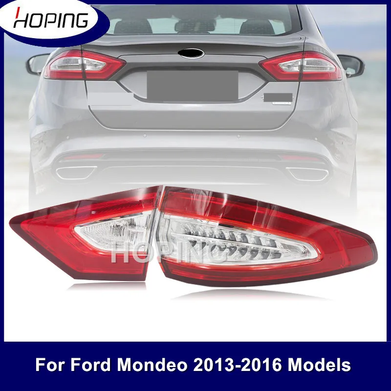 

Hoping LED Rear Bumper Tail Lamp For Ford Mondeo 2013 2014 2015 2016 Tail Turning Signal Brake Lamp Warning Bumper Tail Light