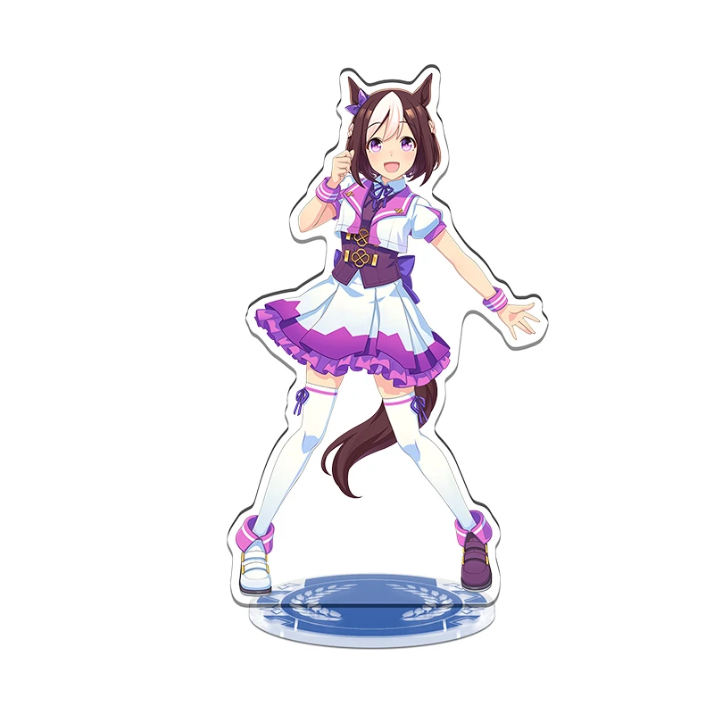 Anime Pretty Derby Acrylic Keychain Stand Model for Cosplay