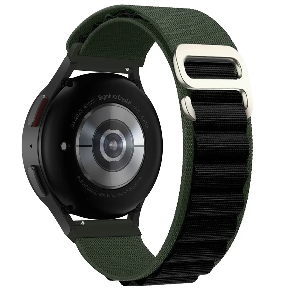 Stoff 22mm 20mm Uhrenarmband Alpine Loop für Samsung Galaxy Watch 7-FE-6-4-Classic-5-Pro Sportarmband Huawei GT 2-3-4-Pro Armband