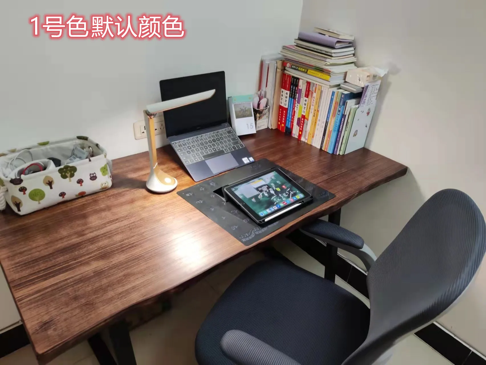 Nine dreams solid wood home computer desk single strip study staff desk meeting room boss table