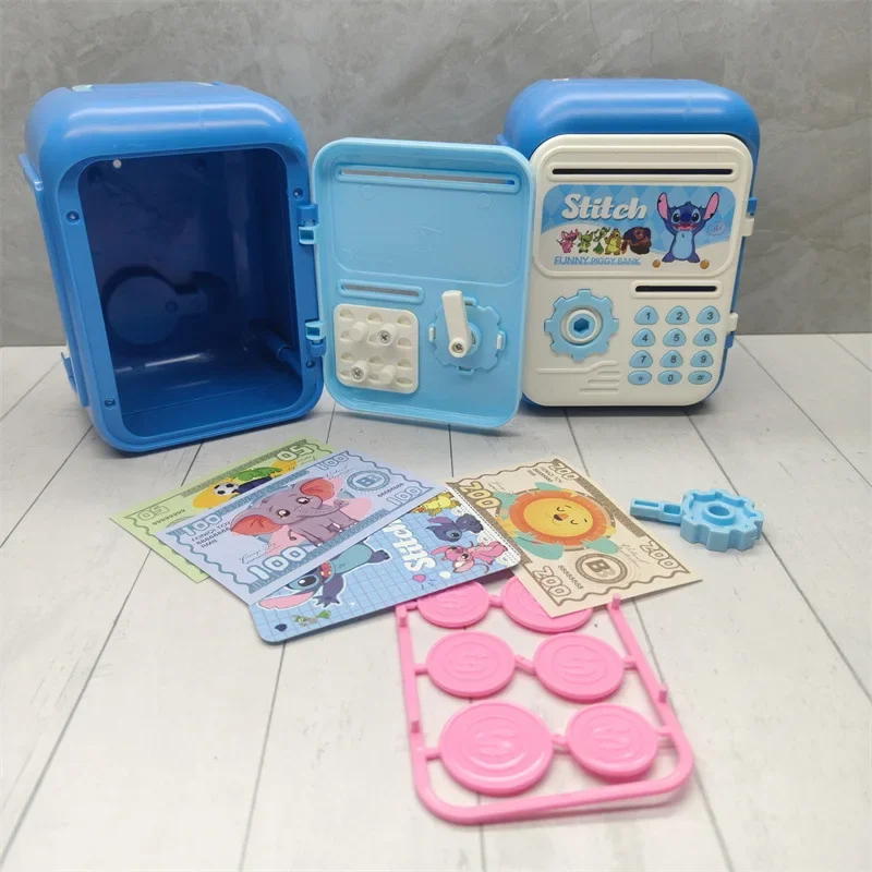 

Скринька для денег Disney Stitch — копилка Лило и Стич с замком, милая банка для экономии пришельца, подарок на день рождения