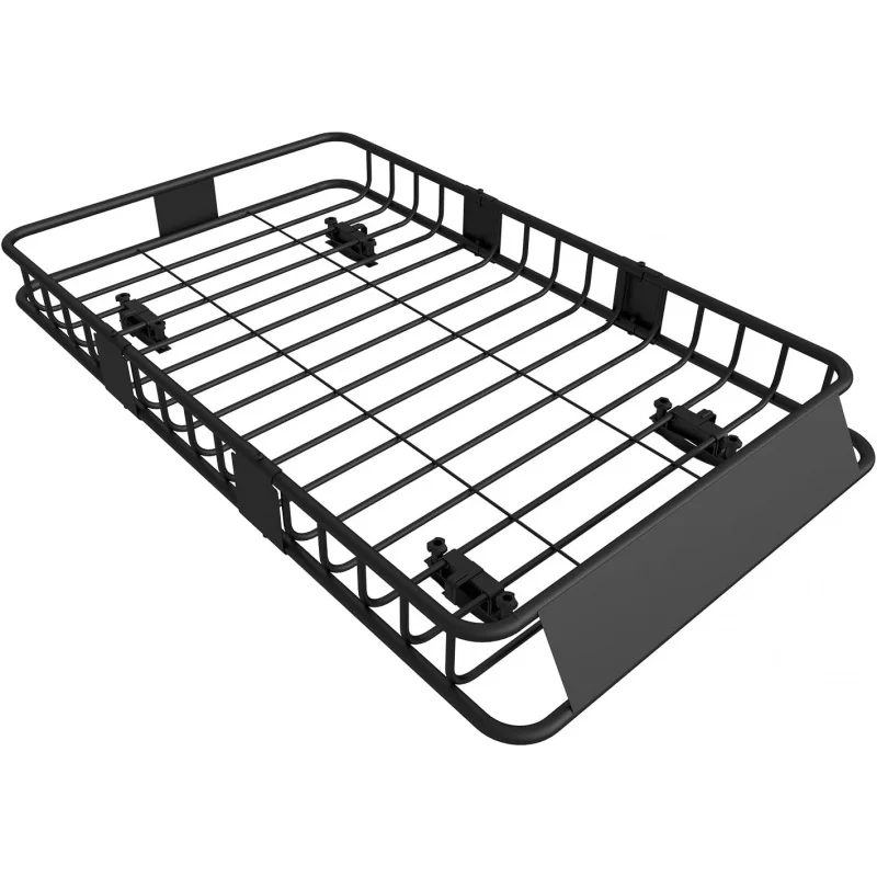 Roof Rack Carrier Basket, 64 x 39 Rooftop Cargo Carrier with 250 lbs Capacity, Rust-Proof Steel Heavy Duty Car Top Luggage Bas