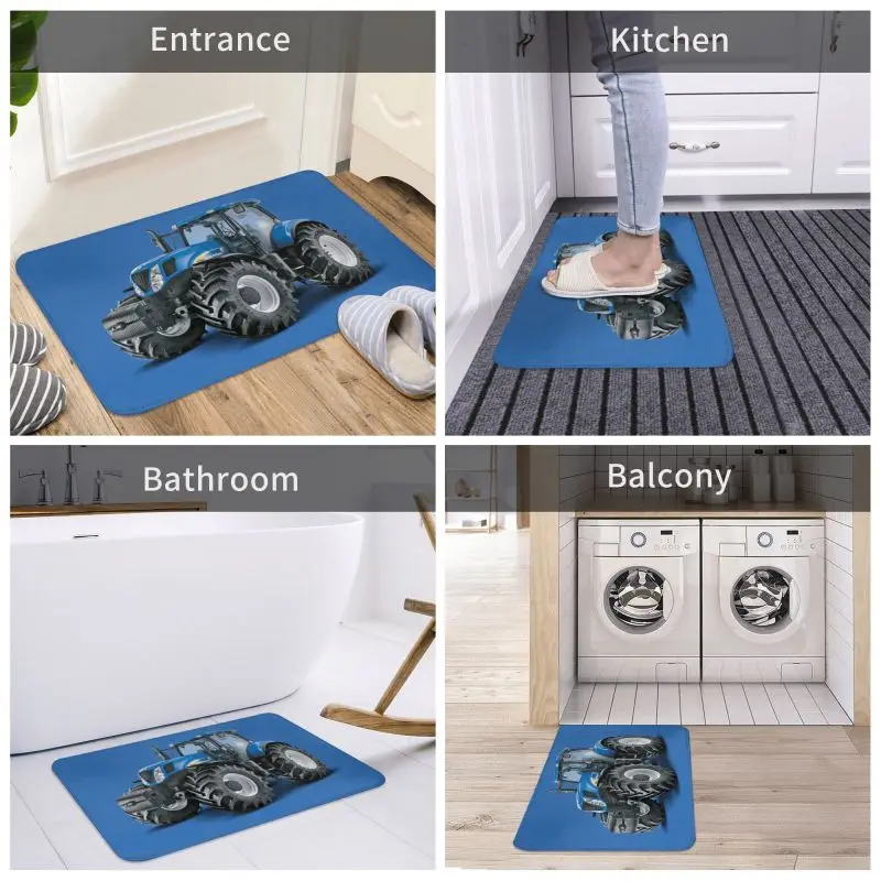 Tractor Front Floor Door Entrance Mat Outdoor Kitchen Bathroom Doormat Balcony Toilet Living Room Carpet Rug Footpad