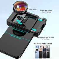 APEXEL Mobile Phone 100mm Macro Lens 10X + CPL Filter Kit with Universal Phone Clip Storage Box Replacement for iPhone 14/13/12/