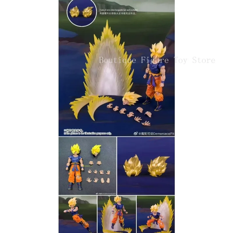 

В наличии Demoniacal Fit Fury Awakens Super Saiyan Son Goku аниме фигурка модель игрушки