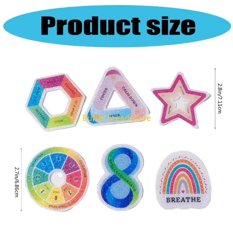 Nhãn dán lo âu cảm giác W89C Nhãn dán cảm giác Nhãn dán thẩm mỹ cho văn phòng