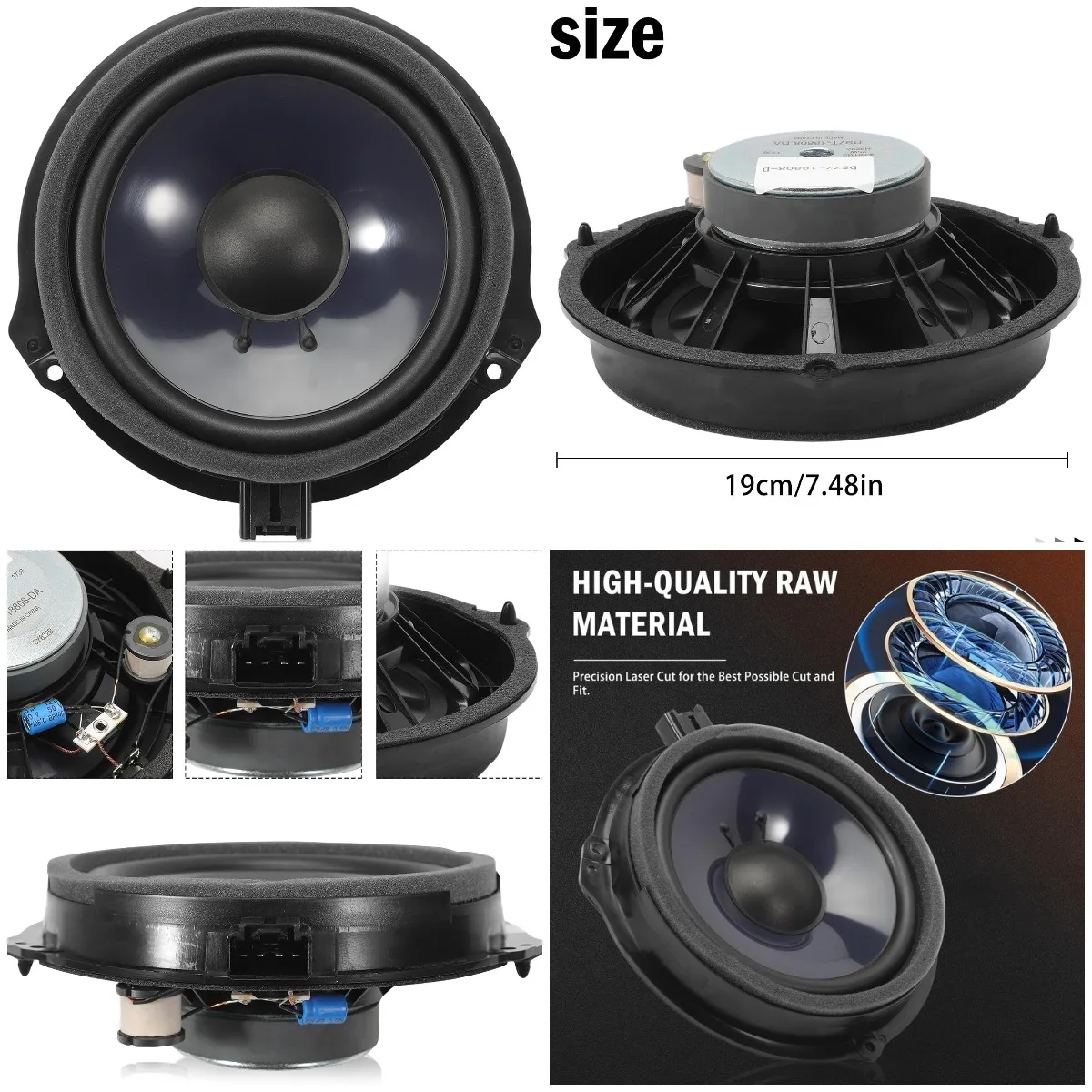 

Обновленный круглый динамик в сборе для 2013, 2014, 2015, 2016, 2017, 2018, 2019, 2020 Fusion DS7Z18808D DS7Z-18808-F