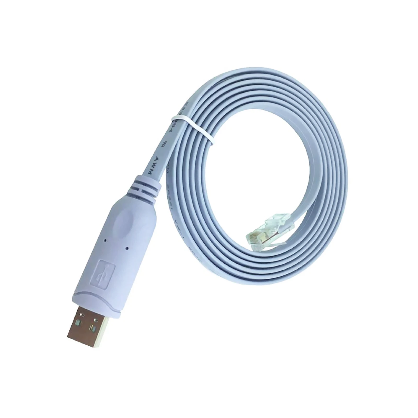 1.8m USB to RJ45 For Cisco USB Console Cable Debug Line For Cisco H3C HP Arba 9306 For Huawei Router Rollover Console Accessory