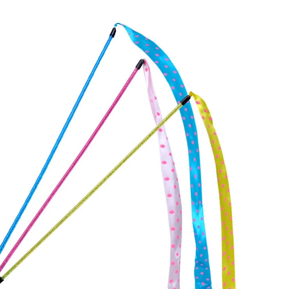 

3pcs Dot Cat Teaser For Kitten Interactive Cat Interactive Play Training Exercise Red Yellow Blue