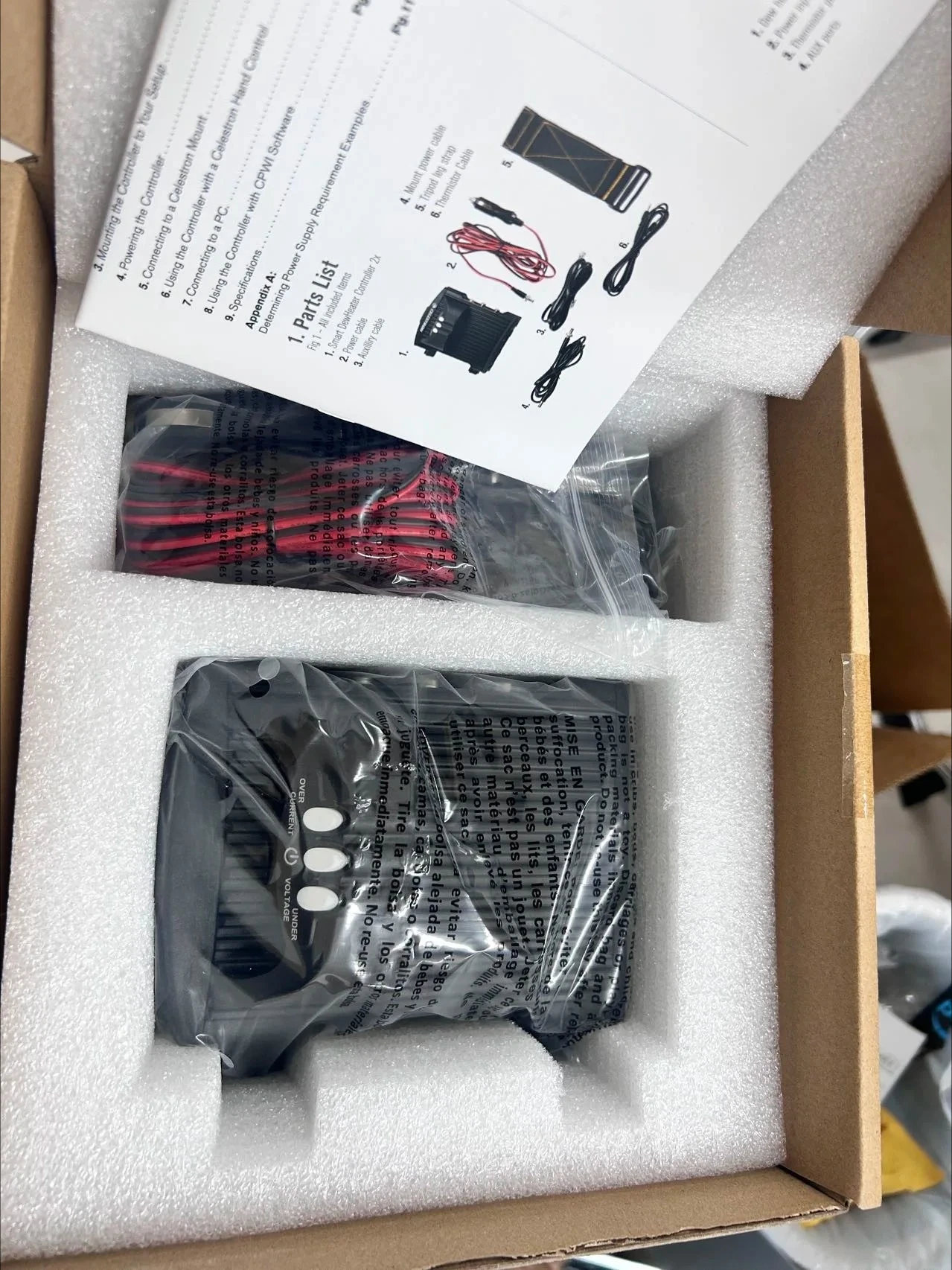 Celestron Smart DewHeater Controller 2X for Adjusting Celestron Dew Heater Rings Brand New #94035