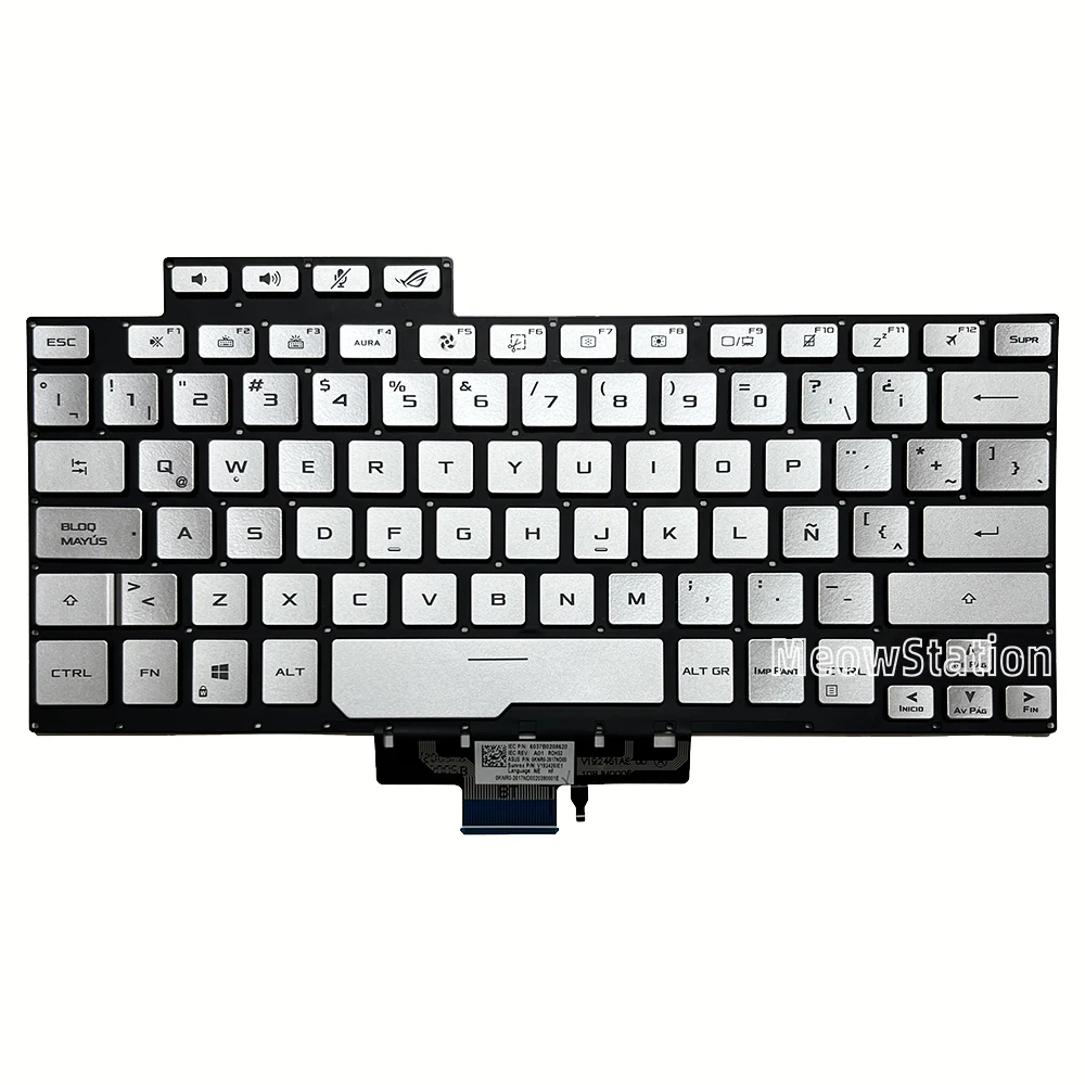 

Клавиатура с подсветкой США/ЛА для ASUS ROG Zephyrus G14 GA401 GA401I GA401IHR GA401IV GA401U GA401M GA401QC GA401QE GA401QH GA401QM