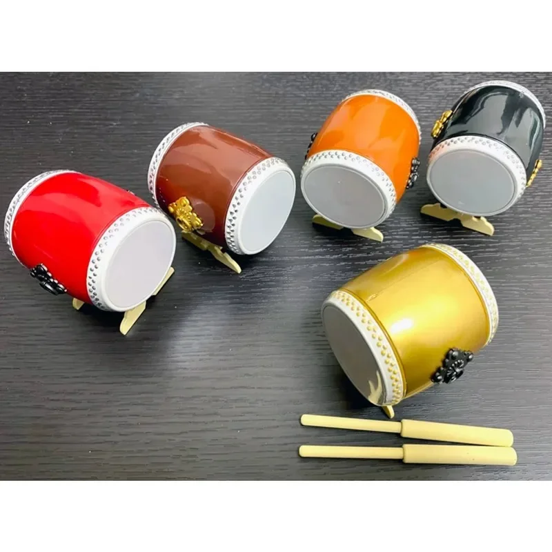 Original Bushiroad Gashapon Cute Taiko Drum Miniature Instrument Props Capsule Toys Figure Kawaii Doll Decor Gifts