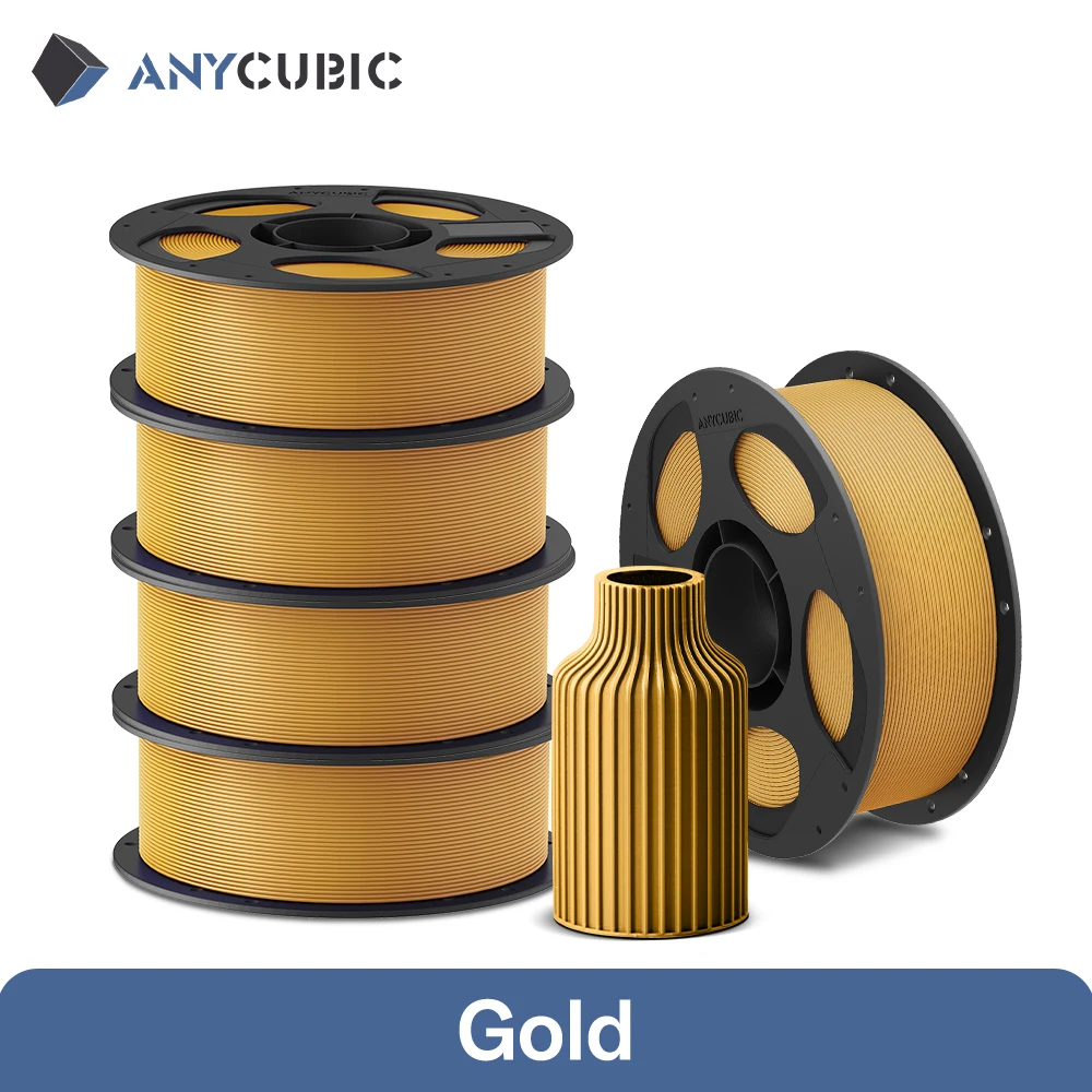 ANYCUBIC 5 kg PLA-Filament für FDM-3D-Drucker, 1,75 mm, umweltfreundliches 3D-Druckmaterial, Fehlung für Kobra S1C K3C EU US-Lager
