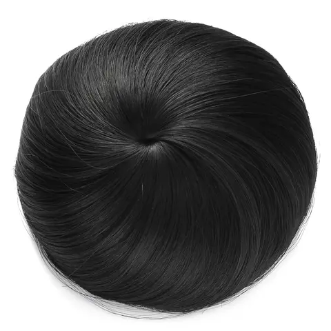 TOPREETY 내열성 합성 헤어 익스텐션 30gr 컬리 시뇽 드로스트링 고무 밴드 Updo 도넛 Q3