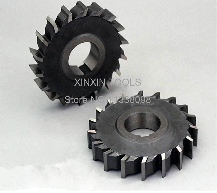 2PCS 100*5*6*8*10*12*14*16 HSS three straight tooth blade cutter, high-speed steel Slot milling cutter , milling cutter