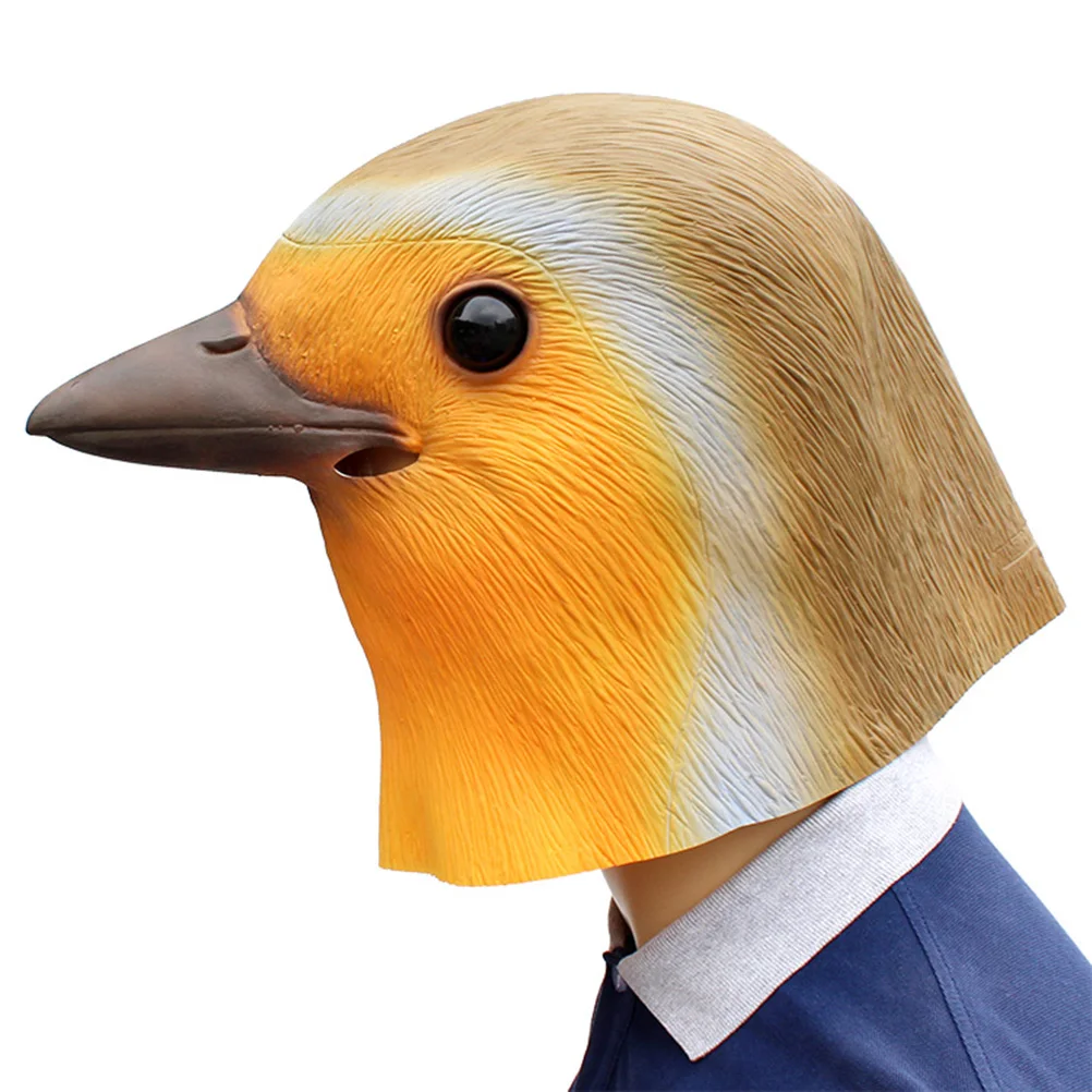 

Realistic Latex Dove Mask Lifelike Bird Mask for Costume Party Masquerade Halloween Christmas Easter New Year Carnival