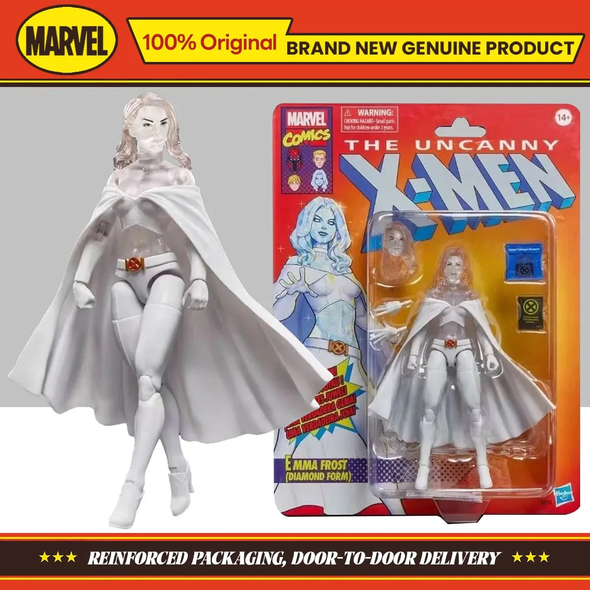 Hasbro Marvel légendes série Emma Frost (DIAMOND FORM) 15 cm figurine Collection jouets originaux modèle cadeaux