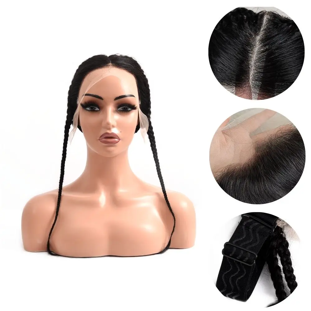 OCK شعر طبيعي 13x4 مستقيم الدانتيل أمامي مع الضفائر البرازيلي شعر بشري لعذراء أمامي الدانتيل ل عقال الباروكات #3