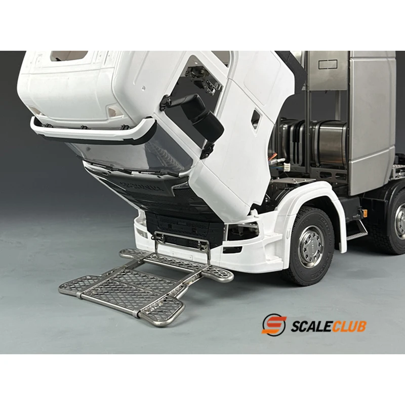 Scaleclub 770S Metal Simulation Front Bumper Protection for 1/14 Tamiya RC Truck SCANIA 6X4 56368 8X4 56371 Car Accessories